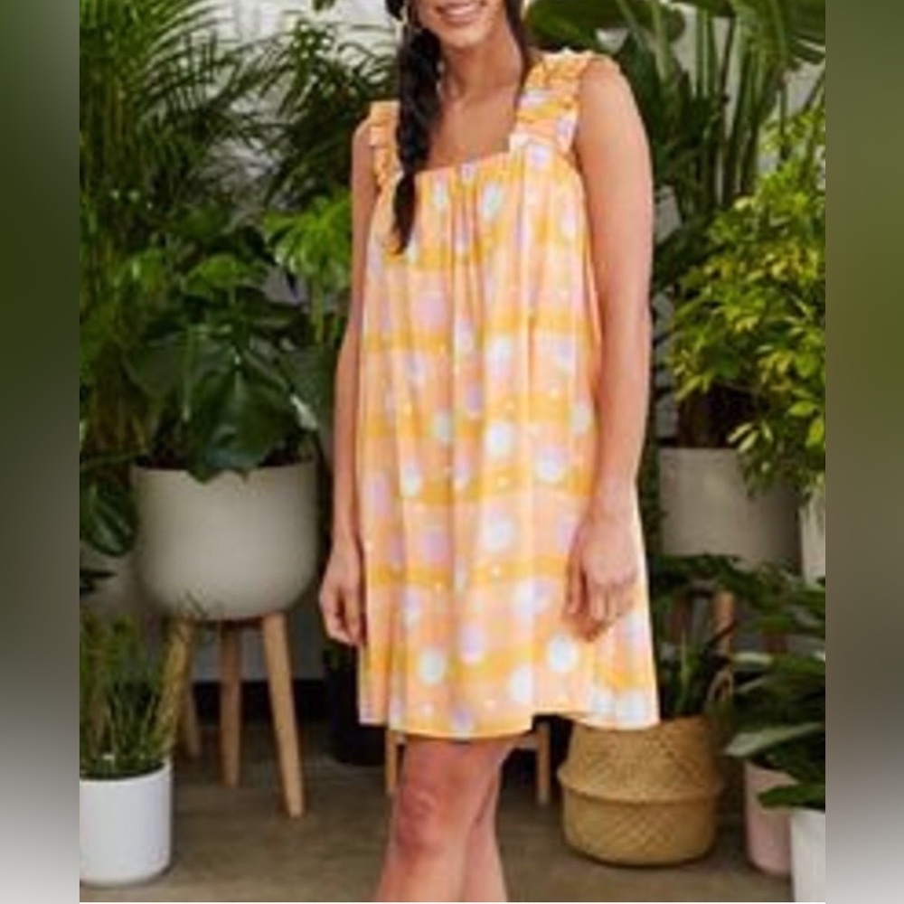 Crosby By Mollie Burch Otto Dress In African Sunsetsize Small